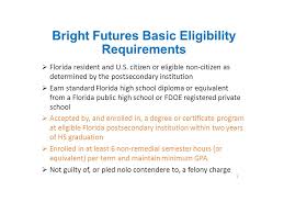 Florida Bright Futures Scholarship Program Ppt Download