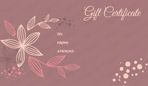 Also, it can be offered as a gift to a friend, employee or family member. Flora Gift Certificate Template For Word