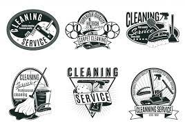 carpet cleaning logo free vectors