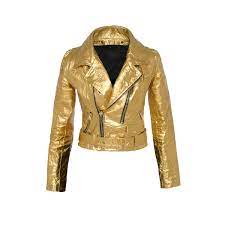So you are not supposed to wear it when is cold. Women S Neo Classic Biker Jacket In Gold Altiir Wolf Badger