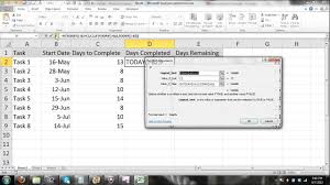 Microsoft Excel Gantt Chart Tutorial Excel 2010 Part 1 Automated Progress Gantt Chart Tutorial