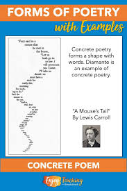 of poetry with exles from famous poets