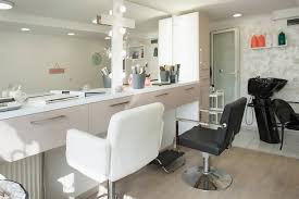 interior of a small and modern beauty salon