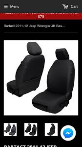 Bartact Baseline Seat Covers Jeep