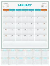 Calendar Planner 2015 Template Week Starts Sunday Stock