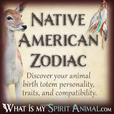 Native American Zodiac Astrology Birth Signs Totems