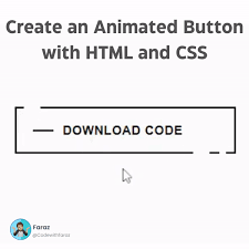 create an animated on with html and