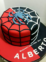 Pinned onto spiderman cakes board in spiderman cakes category. Torta Spiderman Red Black Spiderman Birthday Party Black Spiderman Spiderman Cake