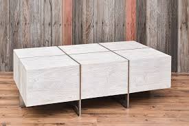 Desmond Rectangle Coffee Table In White