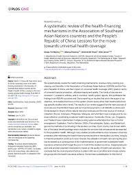 Health insurance coverage, health insurance reviews. Pdf A Systematic Review Of The Health Financing Mechanisms In The Association Of Southeast Asian Nations Countries And The People S Republic Of China Lessons For The Move Towards Universal Health Coverage