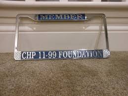 chp 11 99 license plate frame basic