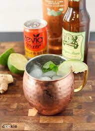 easy lower sugar moscow mule tail