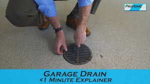 how to clean your garage drains you