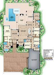luxury home floor plans with swimming pools