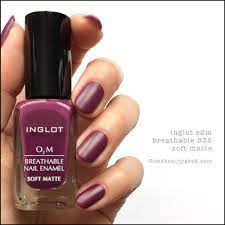 inglot o2m breathable nail enamel