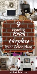 color should i paint my brick fireplace
