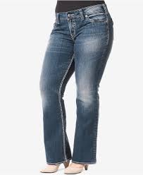 Silver Jeans Plus Size Suki Indigo Wash Bootcut Jeans