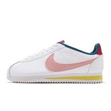 Details About Nike Wmns Classic Cortez Leather White Pink Retro Running Shoes 807471 114
