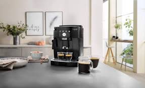 The bean to cup coffee machine is equipped with enhanced efficiency of the twin brewing cycle, delivering two espressos in one single brew. Delonghi Ecam250 33 Tb Magnifica Smart S Fully Automatic Coffee Machine Titanium