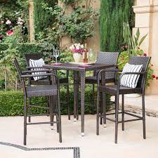 Outdoor Bar Height Dining Set