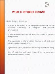 ppt interior design is defined as