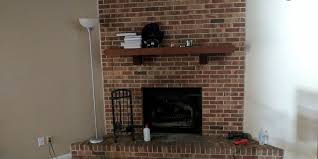 Brick Fireplace With Scrubbing Bubbles