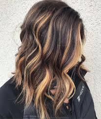 This is a great example of what chunky highlights look like. 28 Gorgeous Brown Hairstyles With Striking Blonde Highlights