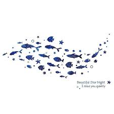 Fish Wall Stickers Diy Whale Animal