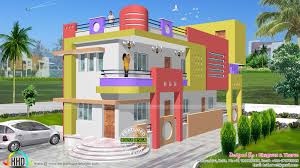 1600 sq ft colorful north indian home