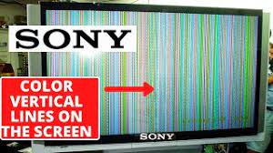 how to fix sony tv has vertical lines