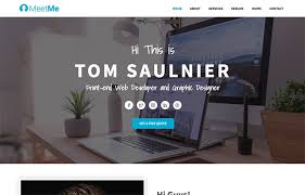 Arranging a resume cv website template is like carefully plating and icing a cake. Meetme Free Html Resume Website Template