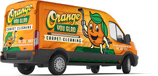 orange you glad carpet cleaning truck