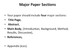 Best Photos of APA Style Research Paper   Research Paper APA     
