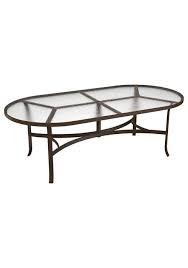42 Oval Dining Umbrella Table
