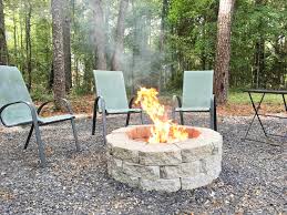 diy fire pit in your backyard