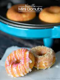 kids vanilla mini donuts recipe