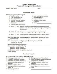 23 fitness questionnaire templates in