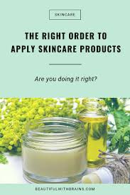 right skincare routine order layer