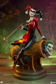 harley quinn and the joker diorama by
