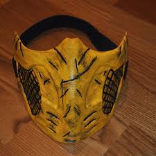 This a raw 3d print of our interpretation of the scorpion mask from mortal kombat 11. Download Mortal Kombat Scorpion Mask Von Designed By