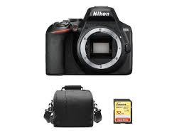 The nikon d3500 is a beginner dslr camera released in late 2018. Nikon D3500 Body Black 32gb Sd Card Camera Bag Newegg Com