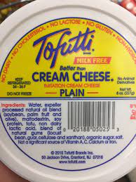 tofutti imitation cream cheese plain