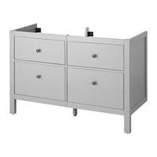 hemnes sink cabinet with 4 drawers gray