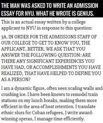 college essay ever nyu Best college application essay ever nyu Techro HTML template We ll send you  college prep tips