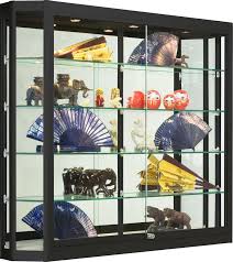 4x3 Wall Mounted Display Case W Angled