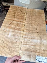 quilted maple bookmatched set quarter