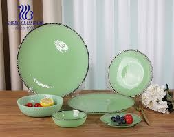6 Inch Solid Color Glass Plate
