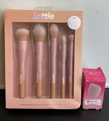 new lottie makeup 5pcs brush set