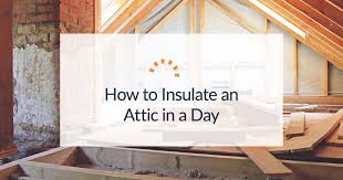 how to insulate an attic in a day