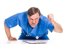 Image result for angry doctor